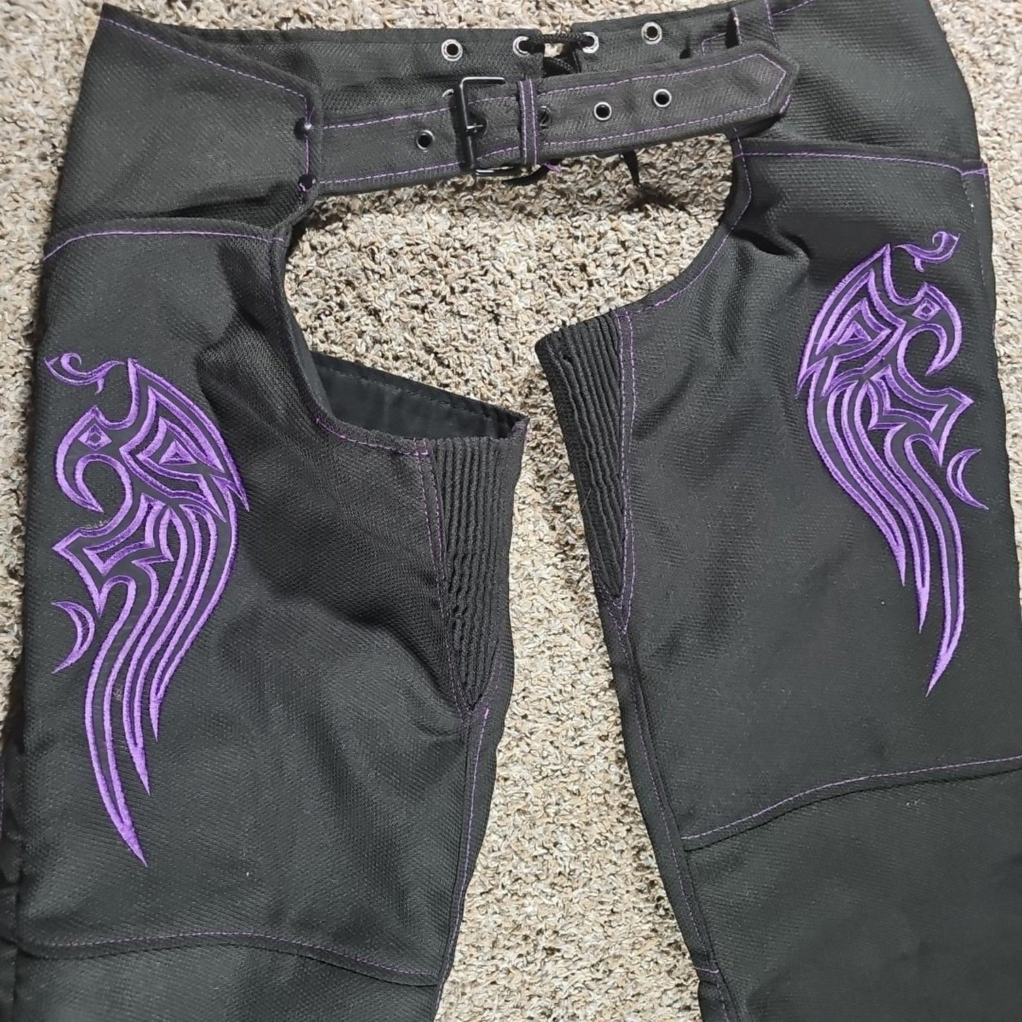 Vance Leather's NYLON & MESH Motorcycle Chaps XL Riding Gear