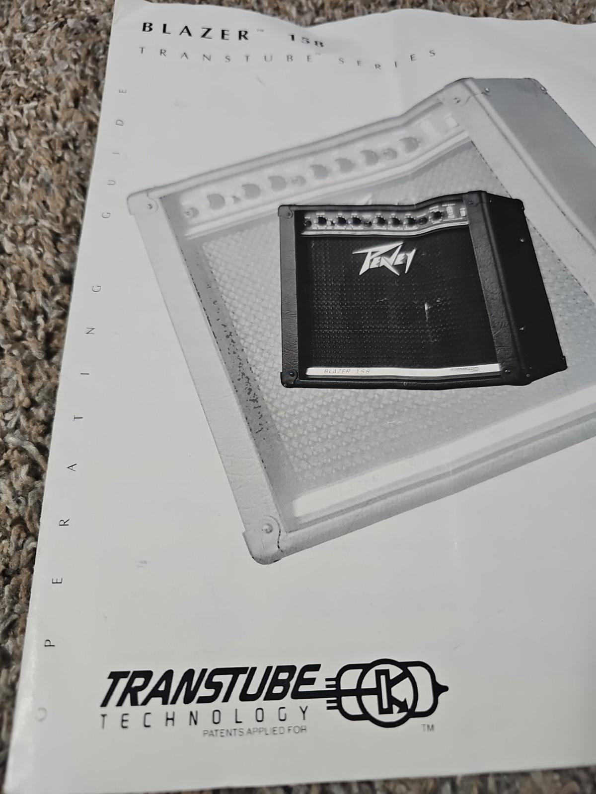 blazer 158 transtube series operating guide Manual
