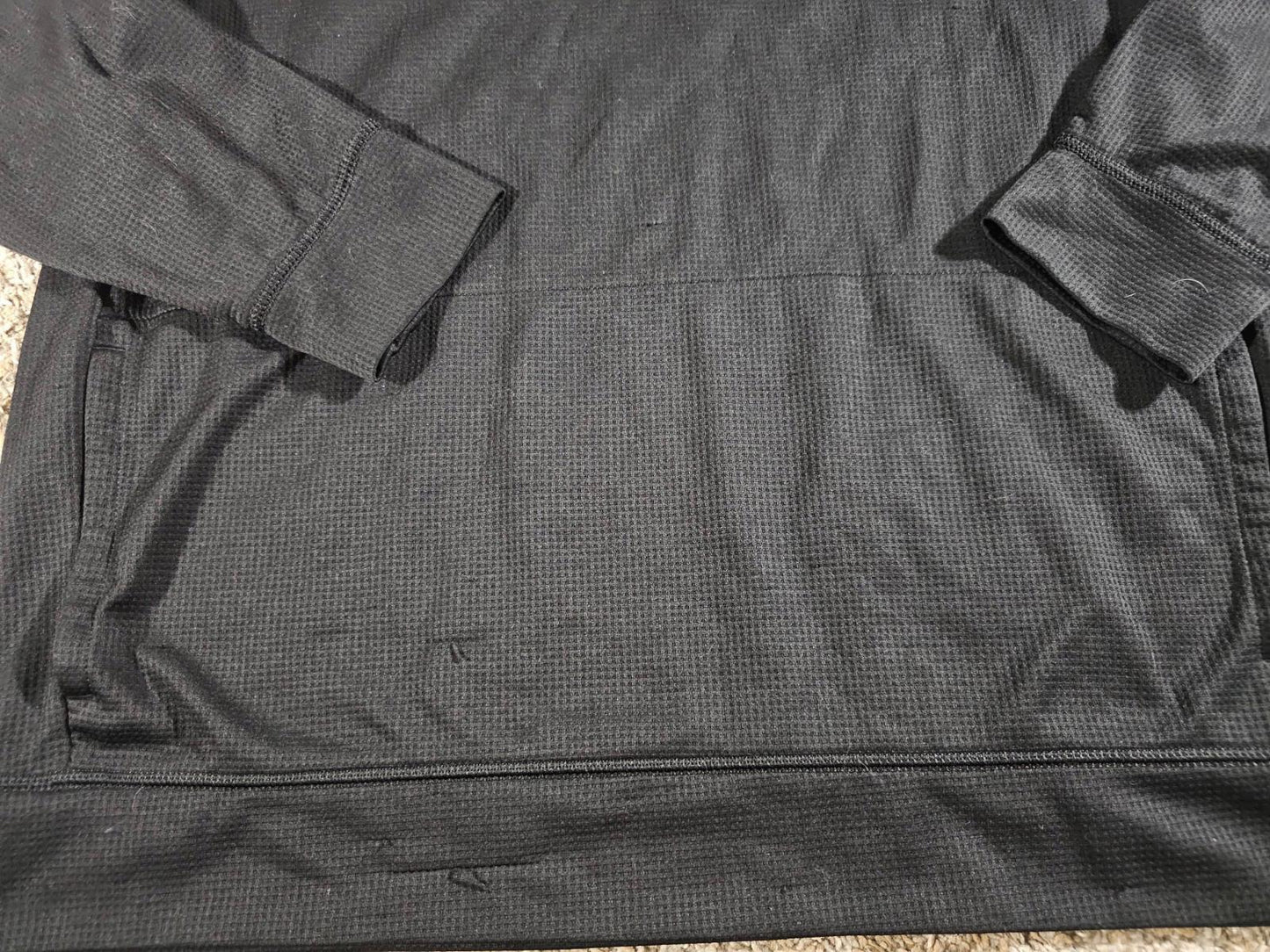 American Eagle FLEX Running Hoodie Large Black Long Sleeve