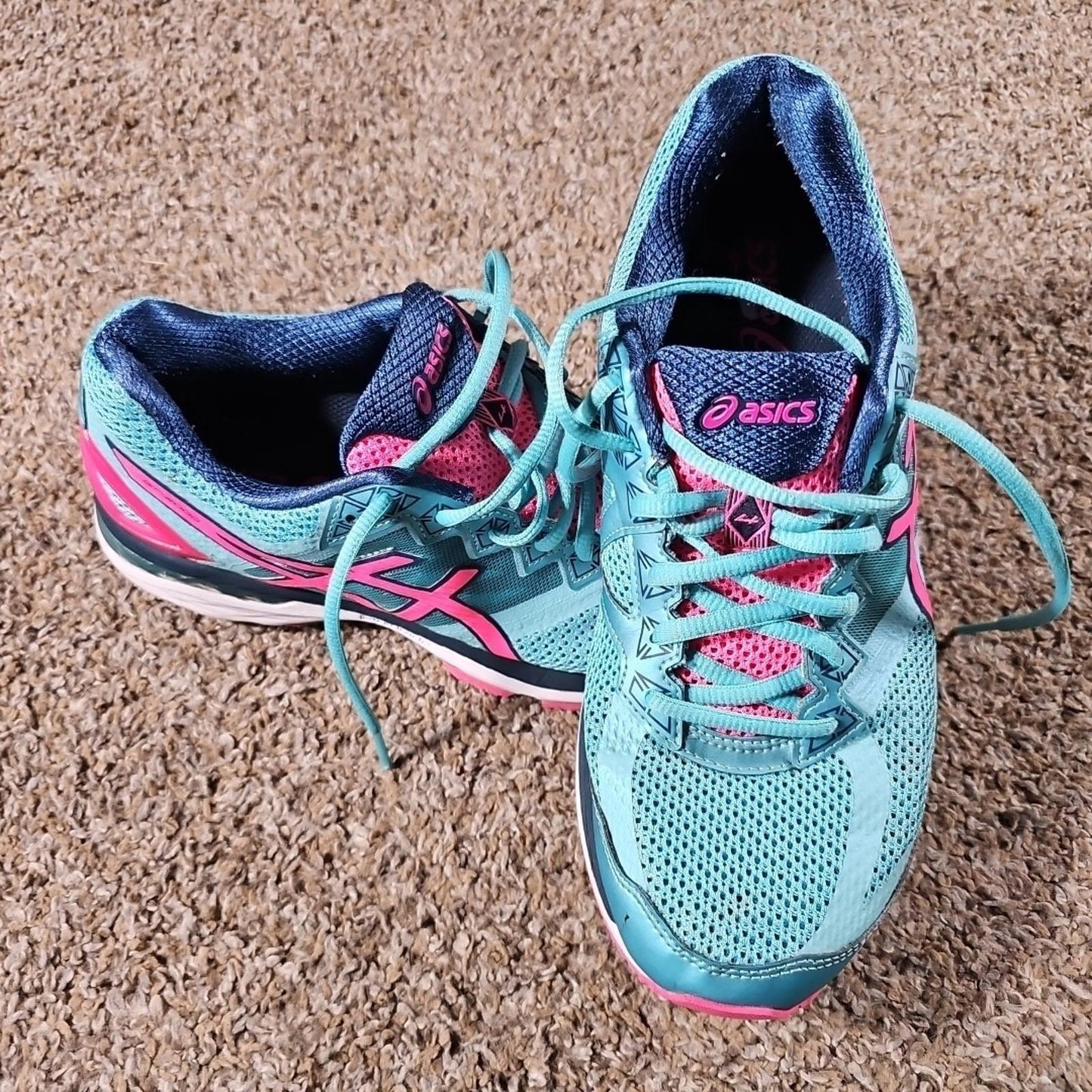 Asics GT-2000 Running Shoes Women 9 Mesh Stability Gel T656N