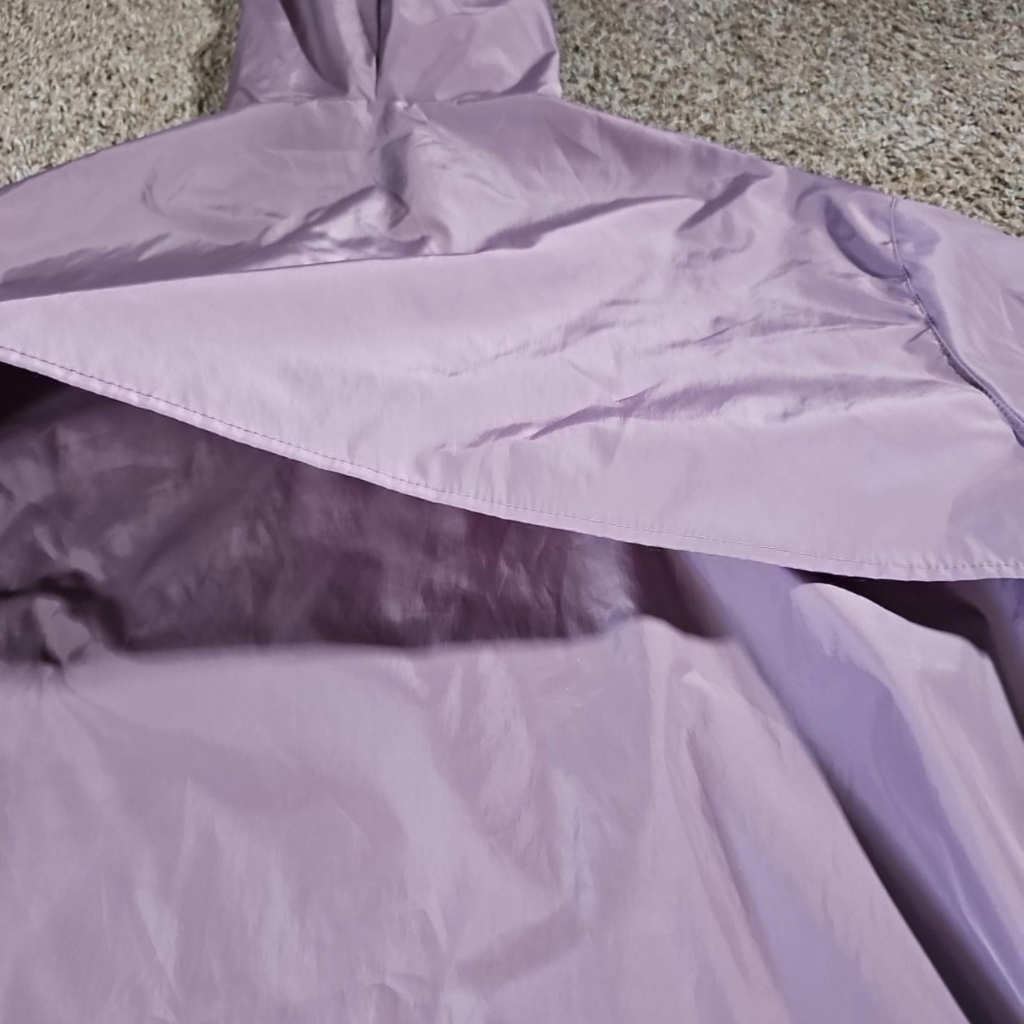 Shirley & Stone 2XL Purple 1/2 Zip Pullover Rain Jacket