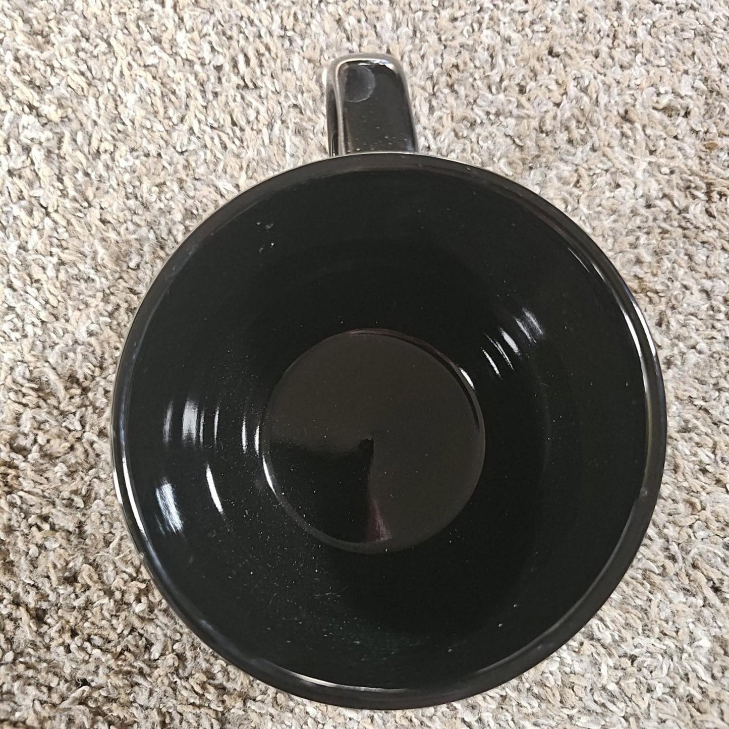 Oracle Red And Black coffee Cup Mug Soup Bowl Made In USA  W Handle
