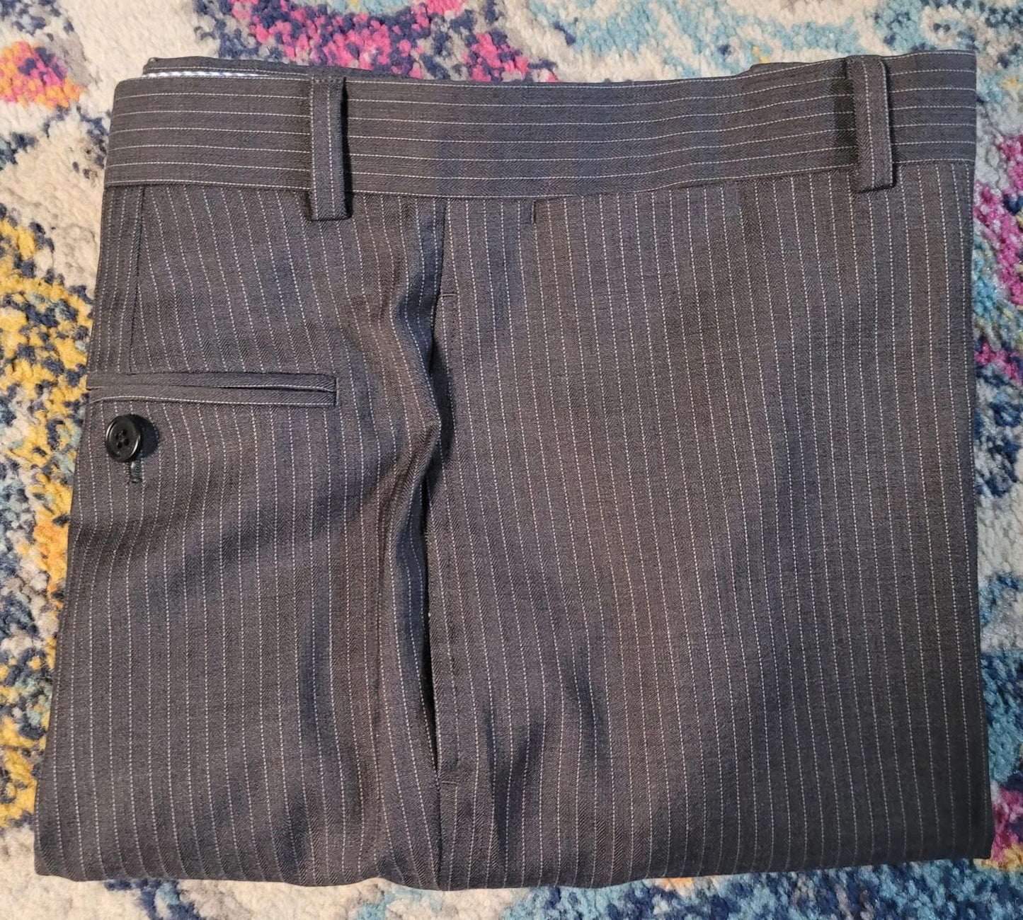 Tommy Hilfiger Mens 100% Soft Wool Suit Pants slacks 38/30