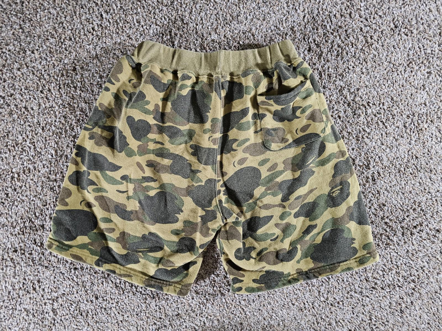 A Bathing Ape Camo Sweat Shorts BAPE Streetwear XL No string