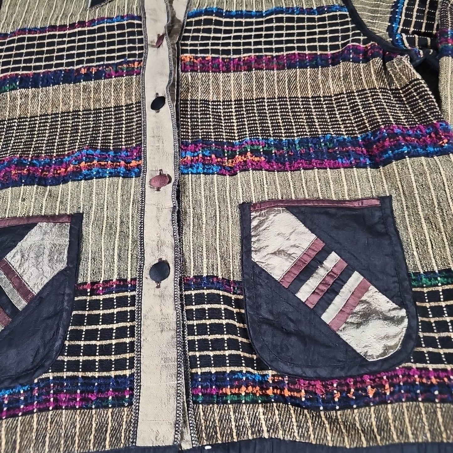 No Brand Woven Thick Stitched Shirt