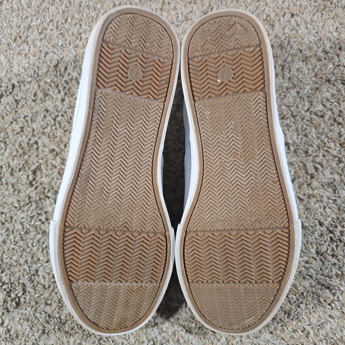 Goodfellow Casual Docksider Boat Shoes White Sz 7