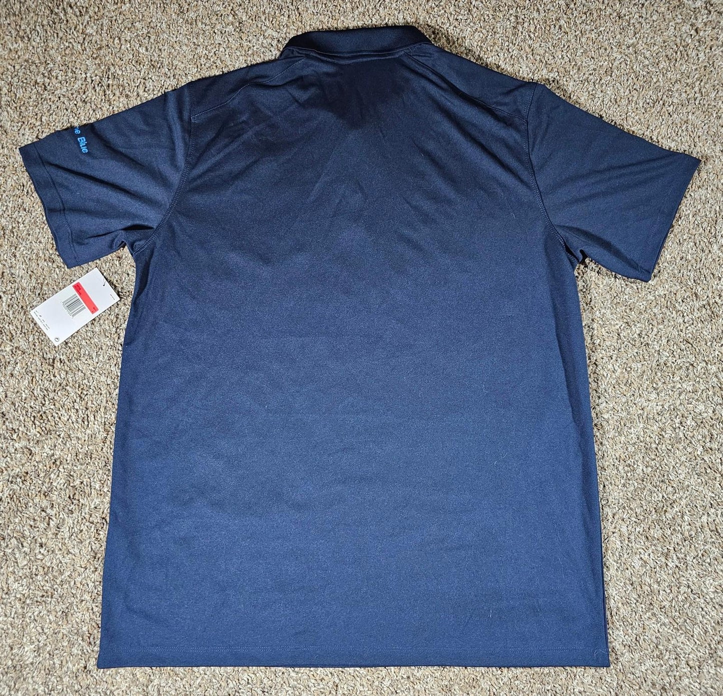 NIKE Golf Polo Shirt "Malcolm Look to the Blue" NWD Large