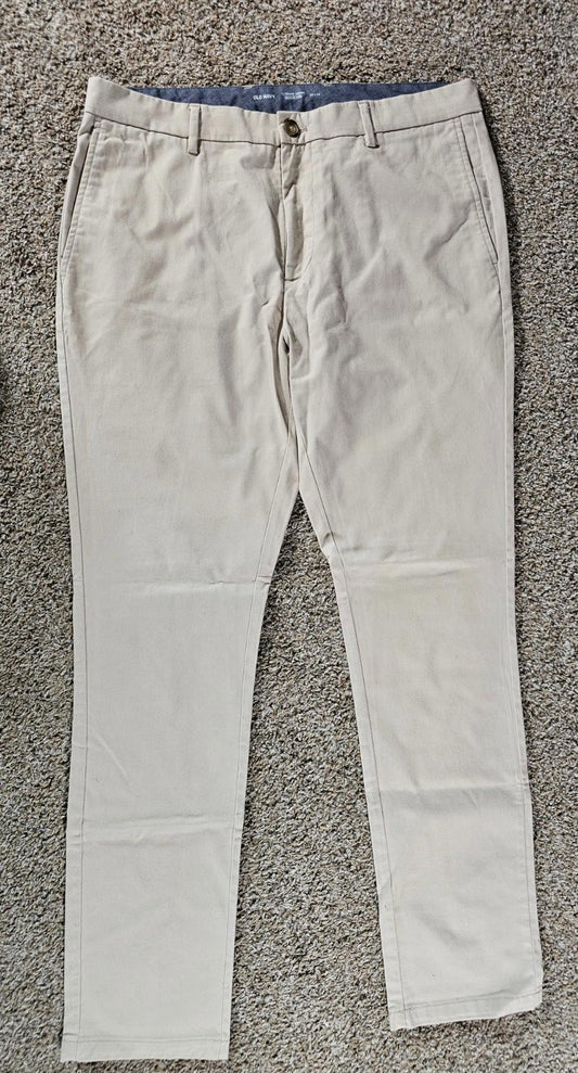 Old Navy Ultimate Skinny Built n Flex 36x34(33) Stones Throw