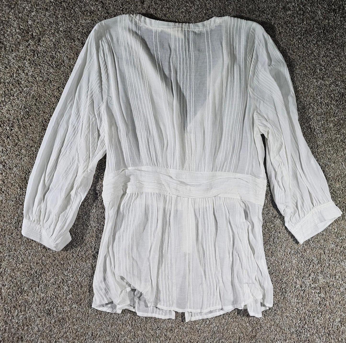 maeve anthropologie White Blouse US12