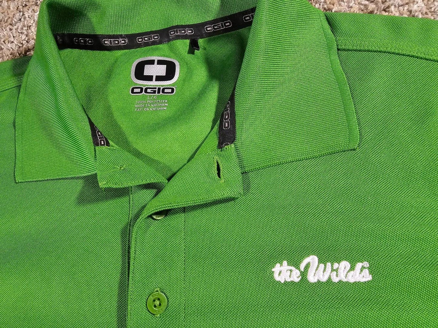 OGIO The Wilds STAFF Green Polo Shirt L