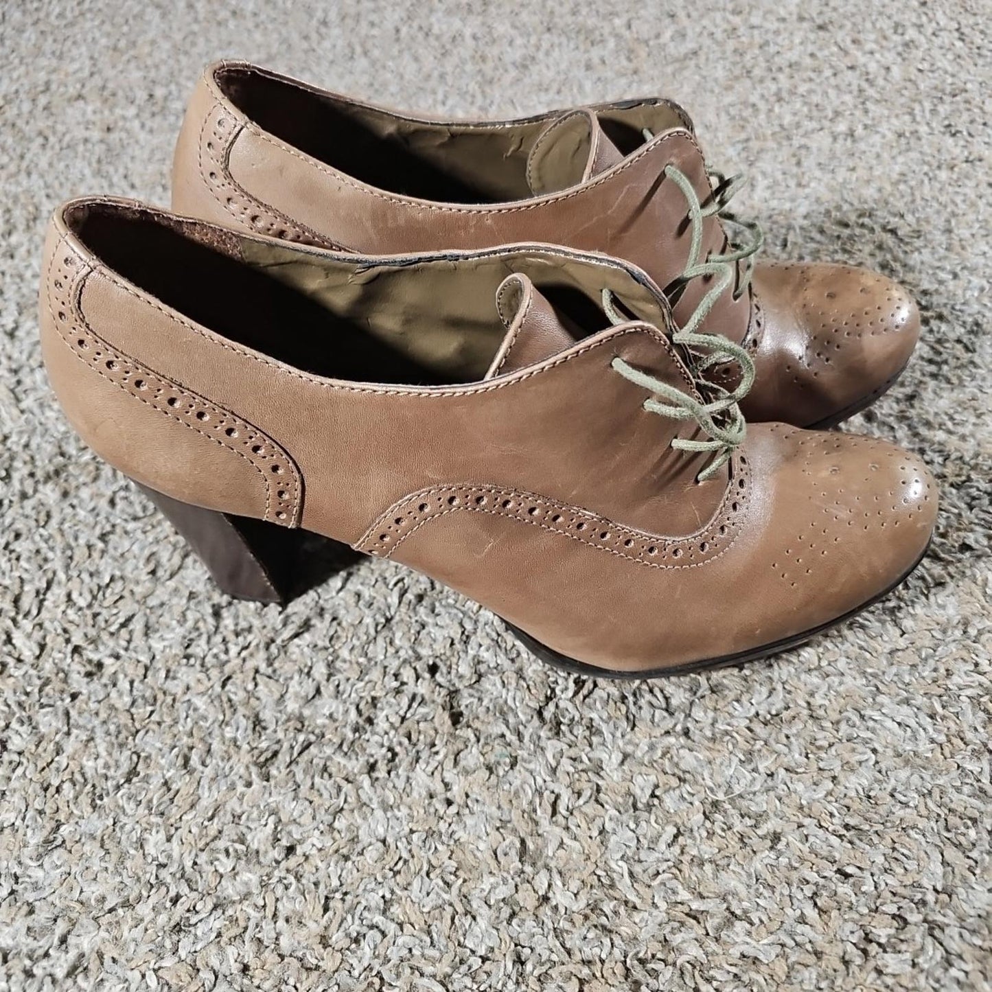 Franco Sarto 11M Wingtip Heel Dress Shoes