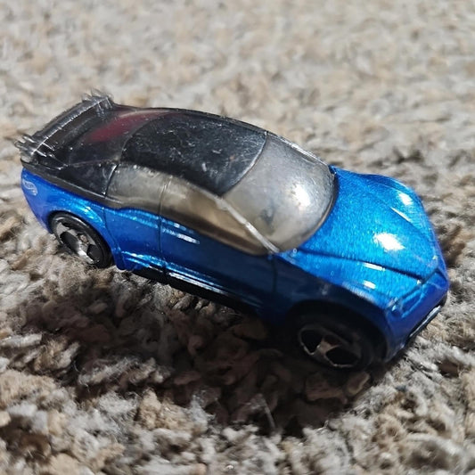 1998 Hot Wheels Pontiac Rageous Car Blue Diecast 1/64