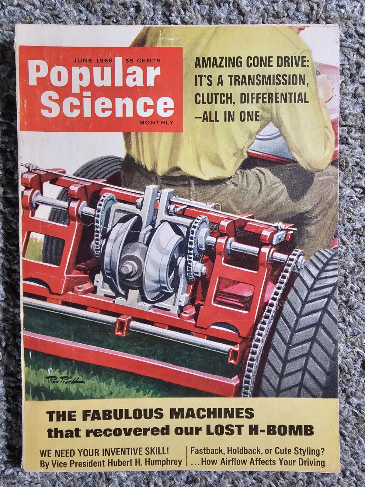 vintage Popular Science magazine June 1966