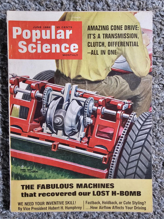 vintage Popular Science magazine June 1966