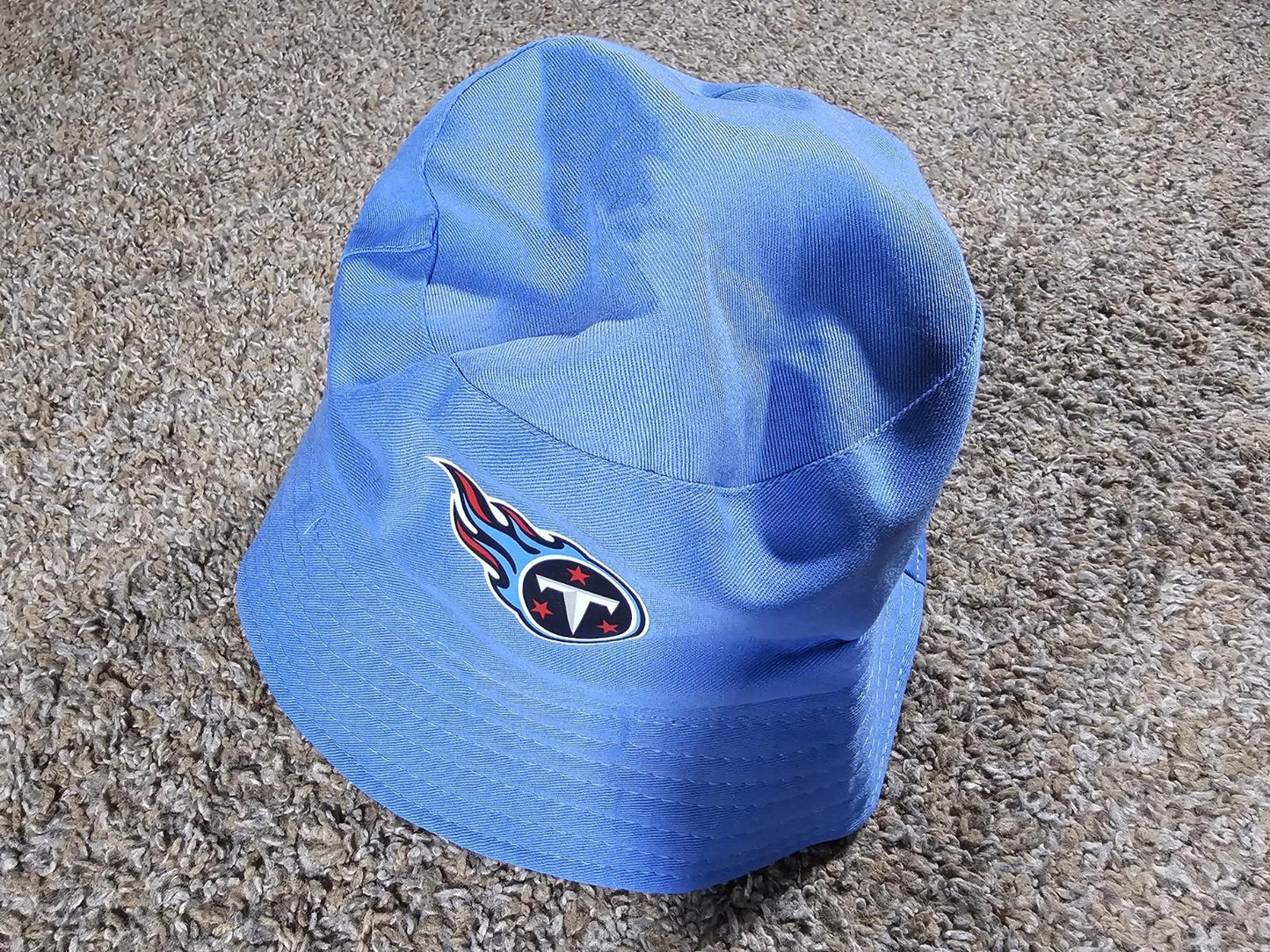 Tennessee Titans Nissan Bucket Hat Adult Blue Reversible