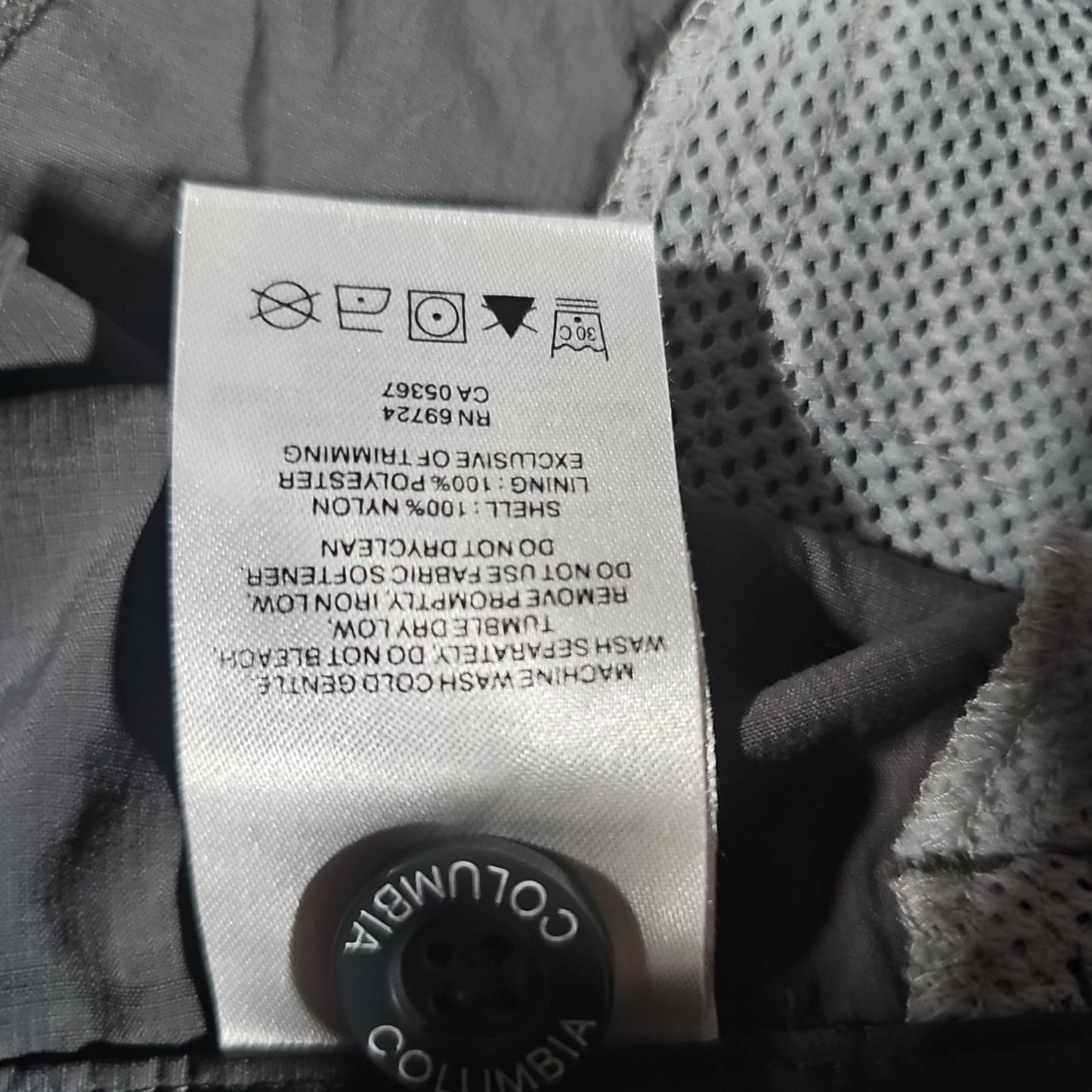 Columbia XXL Omnishade Gray Shorts
