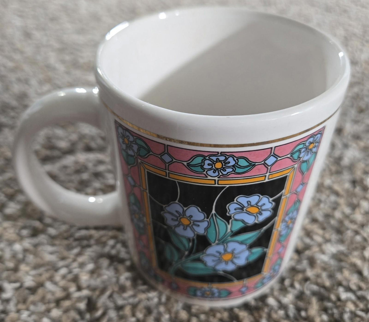 "Stained Glass" Print Coffee Mug