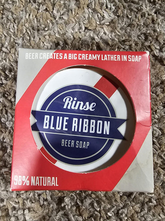 Rinse Blue Ribbon Beer Soap NIB Smells Like Beer!
