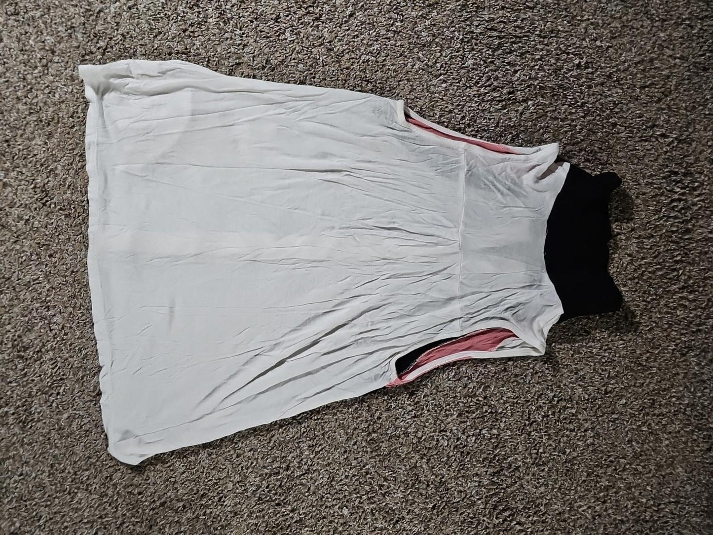 Monteau Los Angeles Collared Button Up Tank Top M
