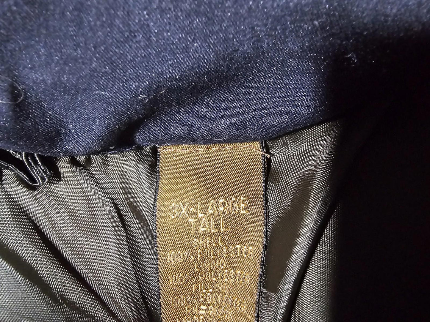 St. John’s Bay puffer vest 3XLT Blue