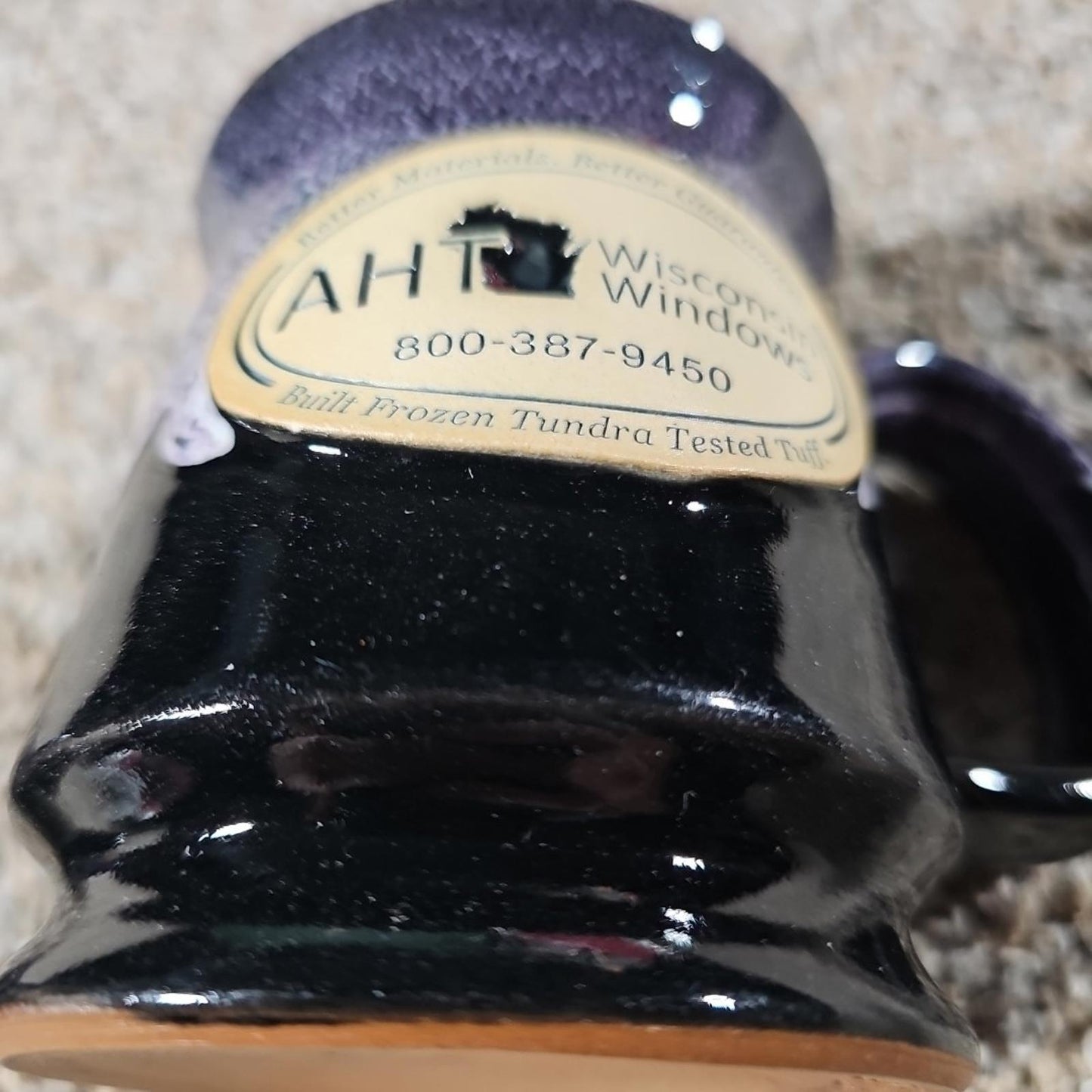 Deneen Pottery Hand Thrown 2013 Clay Coffee Mug USA MADE