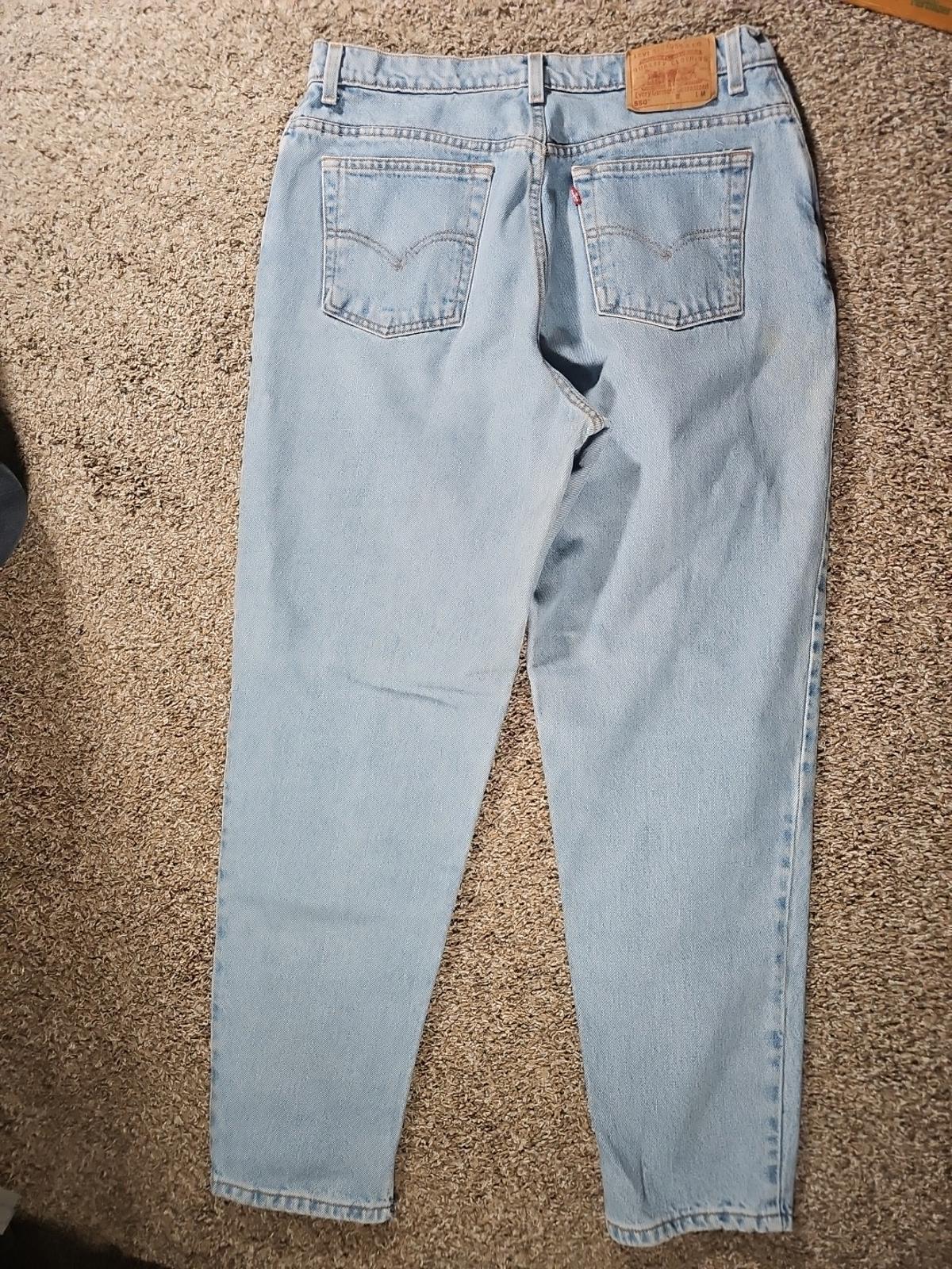 Levis 550 Relaxed Fit Tapered Leg Blue Jeans