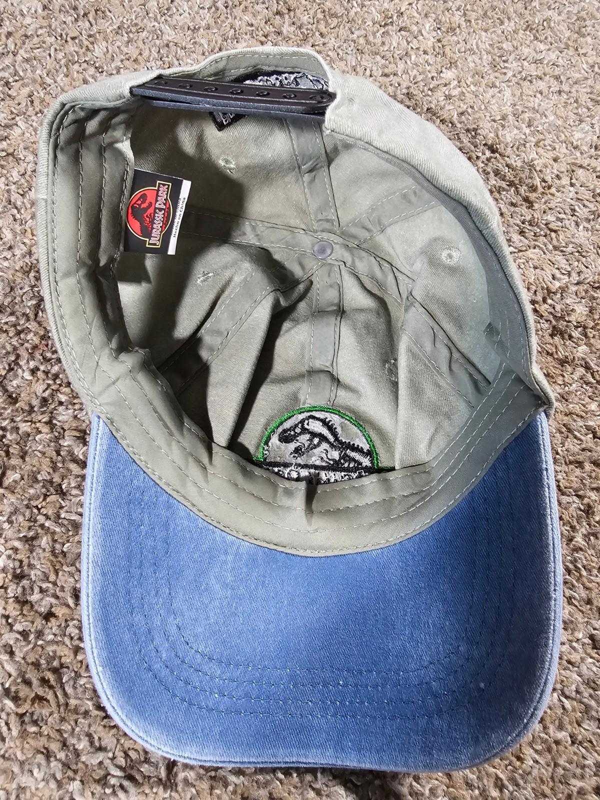 Jurassic Park Youth Hat  Iconic Dinosaur Logo, Adjustable