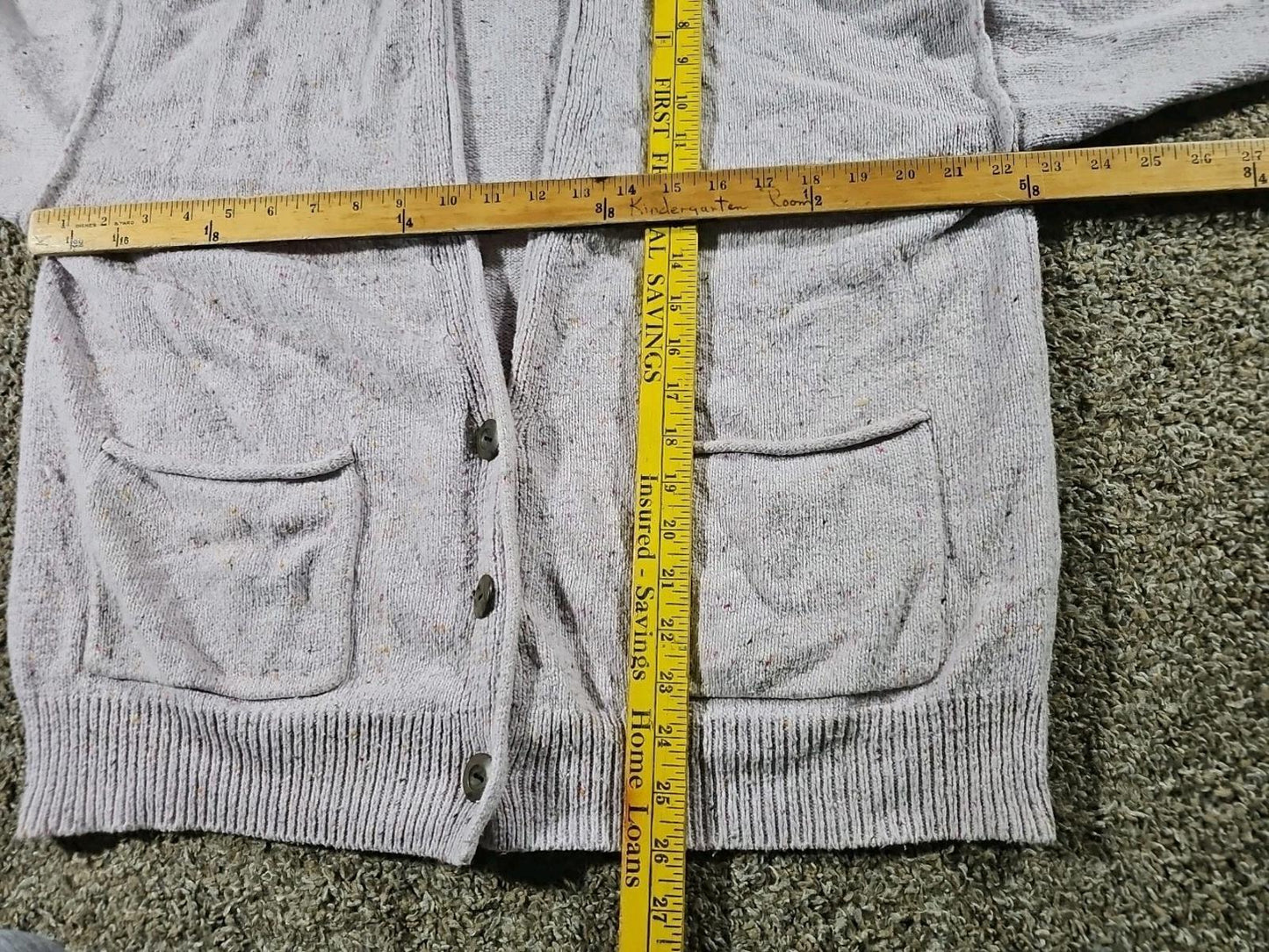 Universal Threads 3 Button Cardigan Sweater Purple Pink L