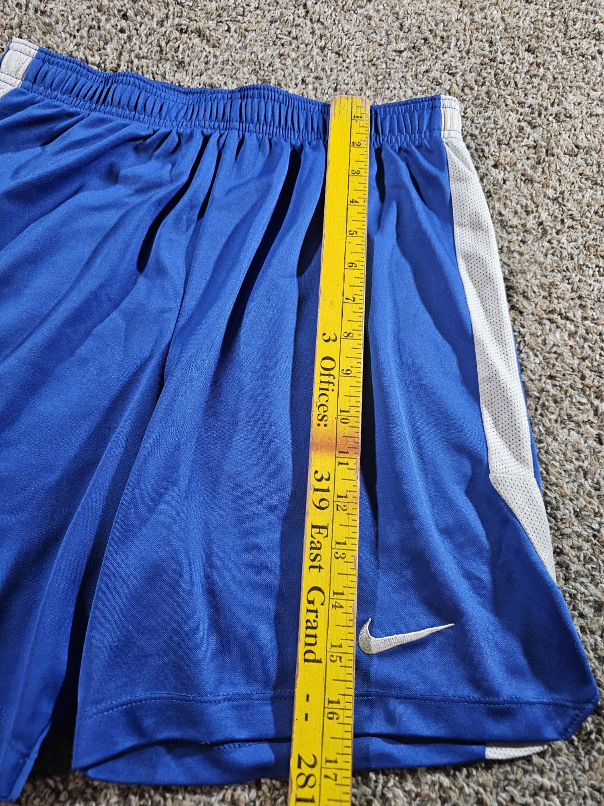 Blue Nike Dri-Fit Athletic Basketball Shorts Men's Size S