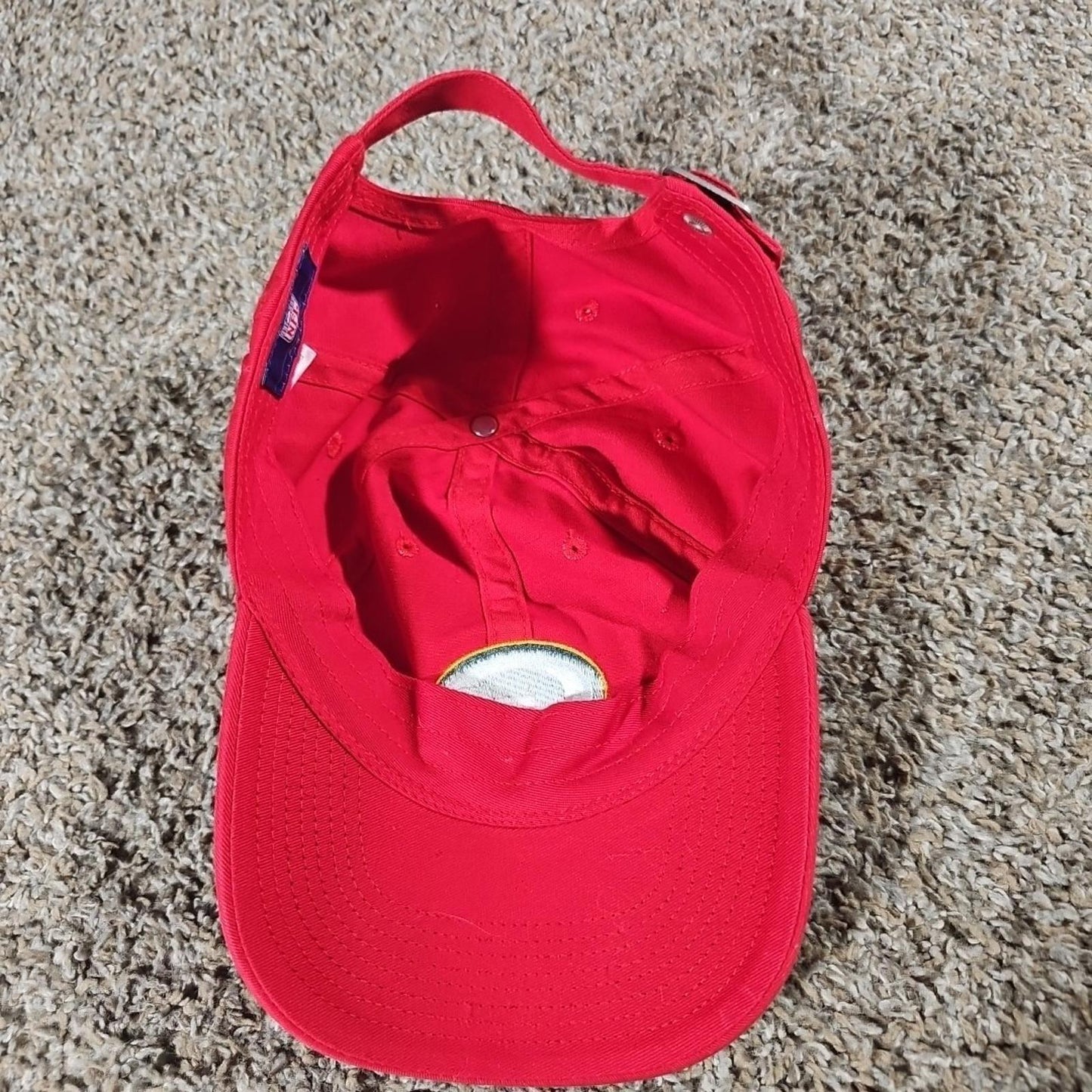 Green Bay Packers American Family Red Hat Reebok NFL OnField