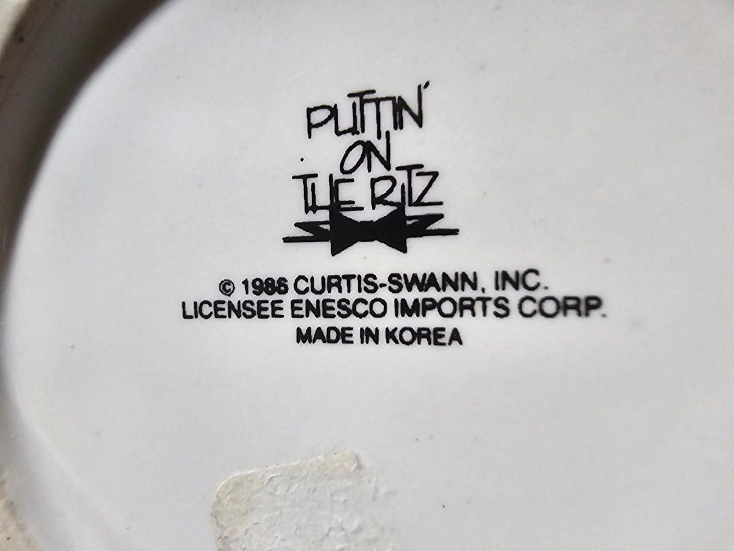 1986 puttin on the ritz coffee mug
