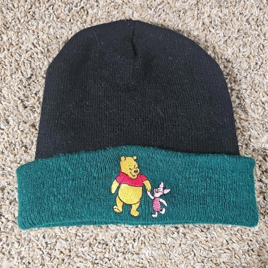 Disney POOH PIGLET Winter Beanie Hat 100% Acrylic