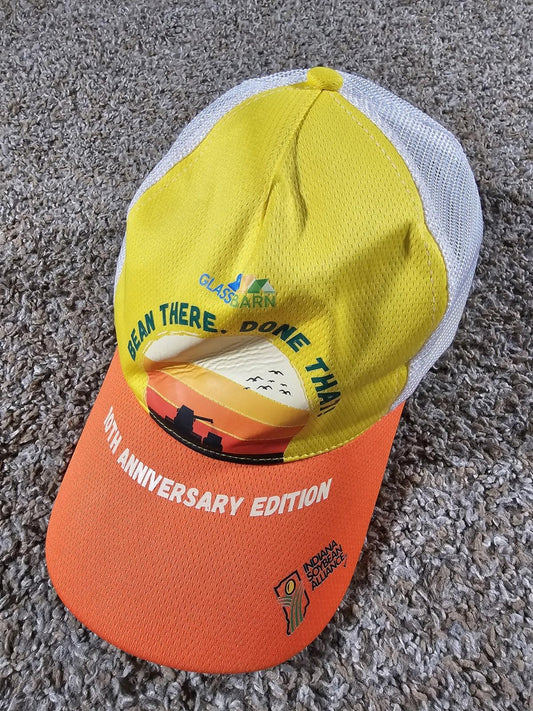 GLASSBARN INDIANA SOYBEAN Snapback hat yellow orange