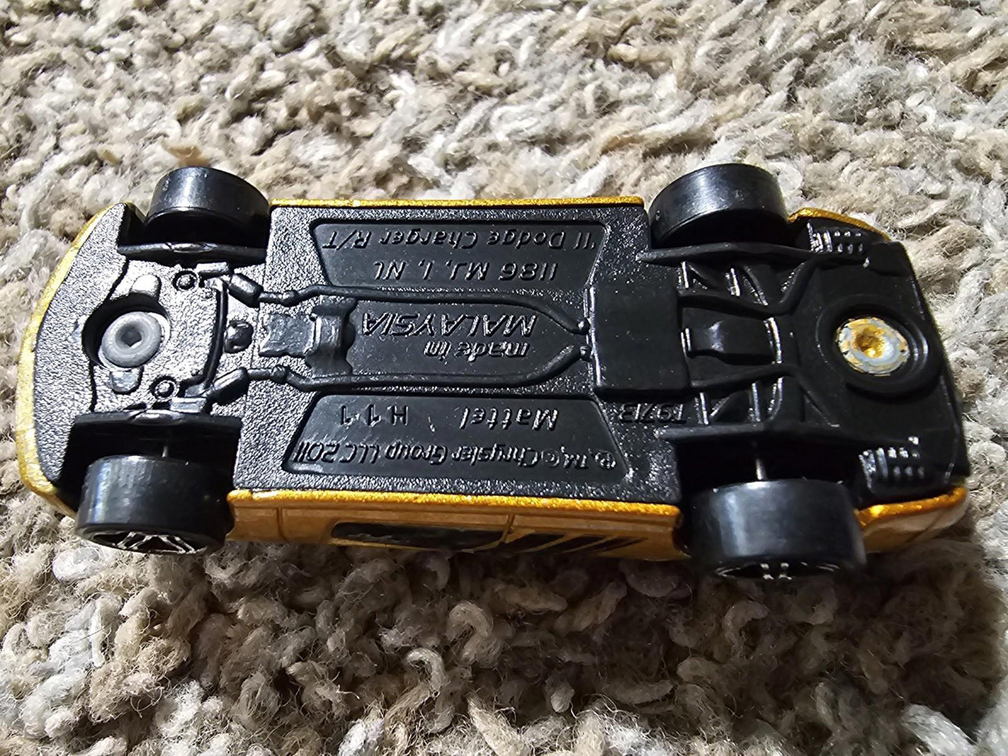 Mattel 2011 Chrysler group Dodge Charger RT toy car