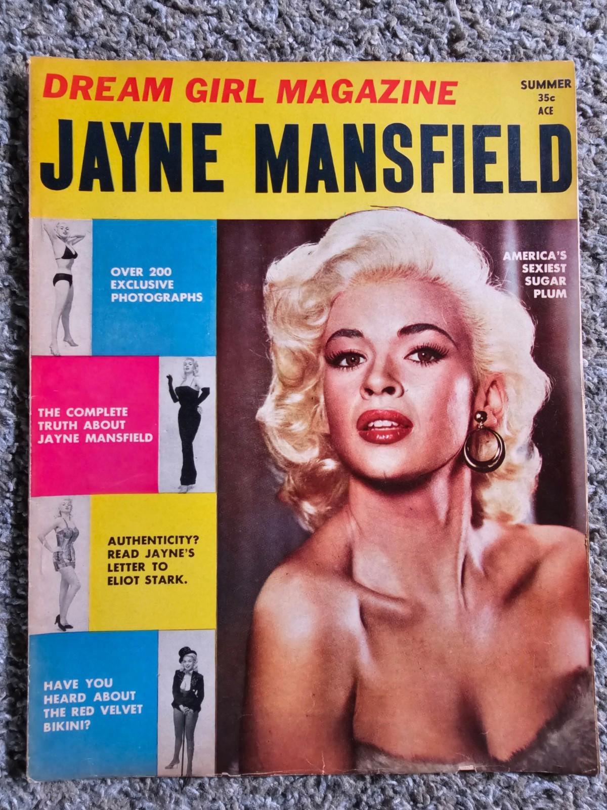 Jayne Mansfield-Dream Girl Magazine Vol 1 #1-Summer 1957-1st issue