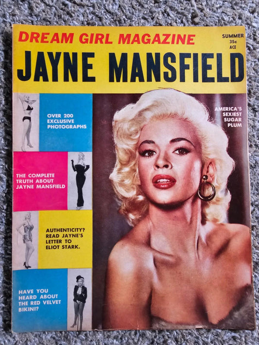 Jayne Mansfield-Dream Girl Magazine Vol 1 #1-Summer 1957-1st issue