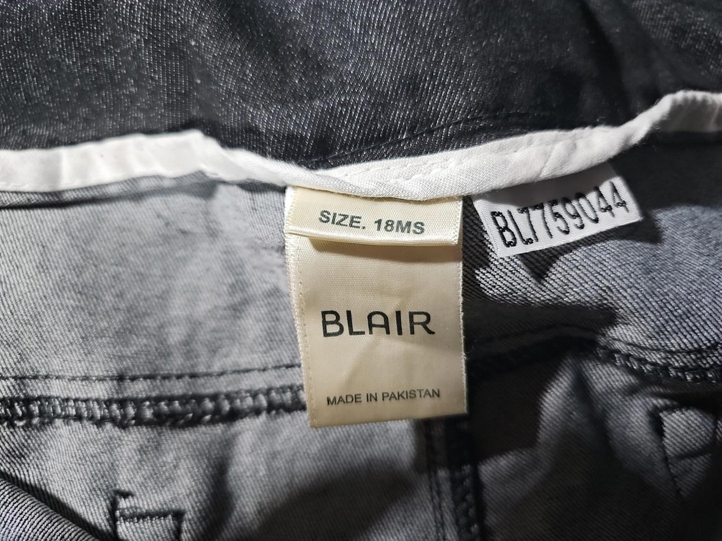 Blair Black Stretch Jeans 18MS 36x30