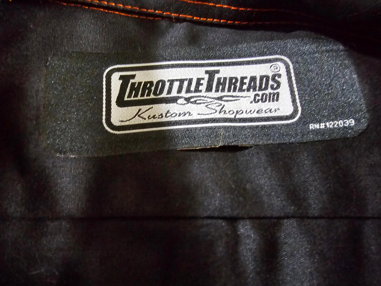 Throttle Threads Kustom Shopwear OL SKOOLER button up shirt