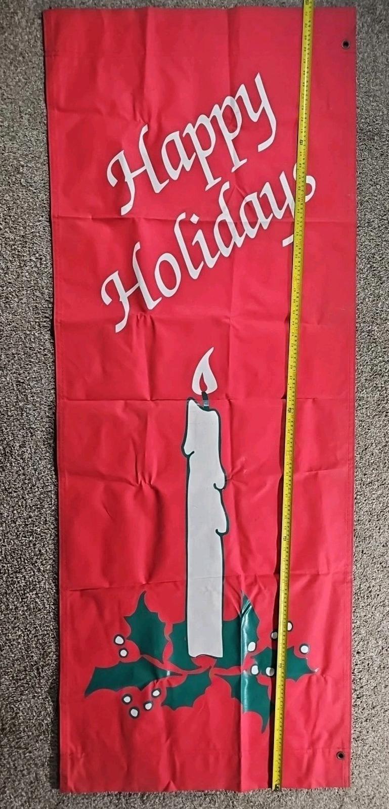Approx 72" Happy Holidays City Street Banner