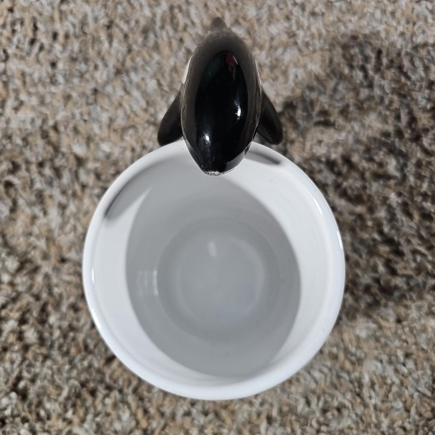 Puerto Vallarta Orca Whale Handle Coffee Mug KMF Ceramics