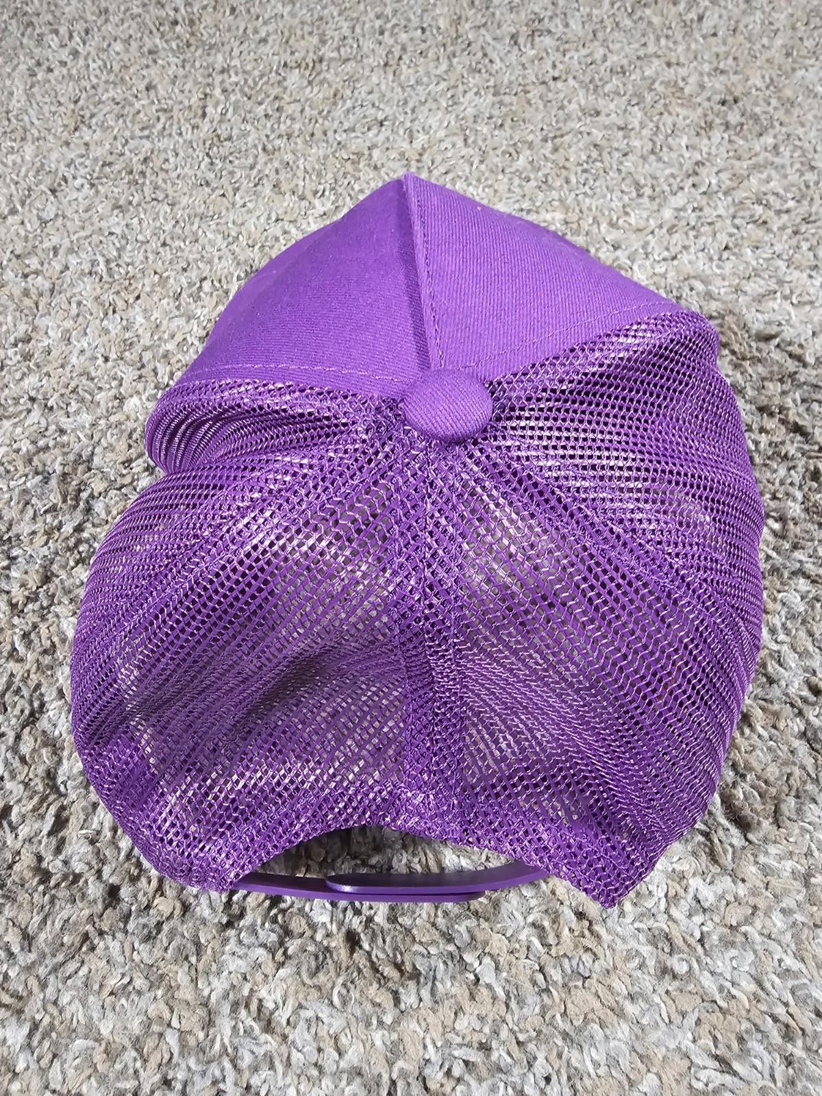 Bass Pro Shop trucker snapback hat Purple