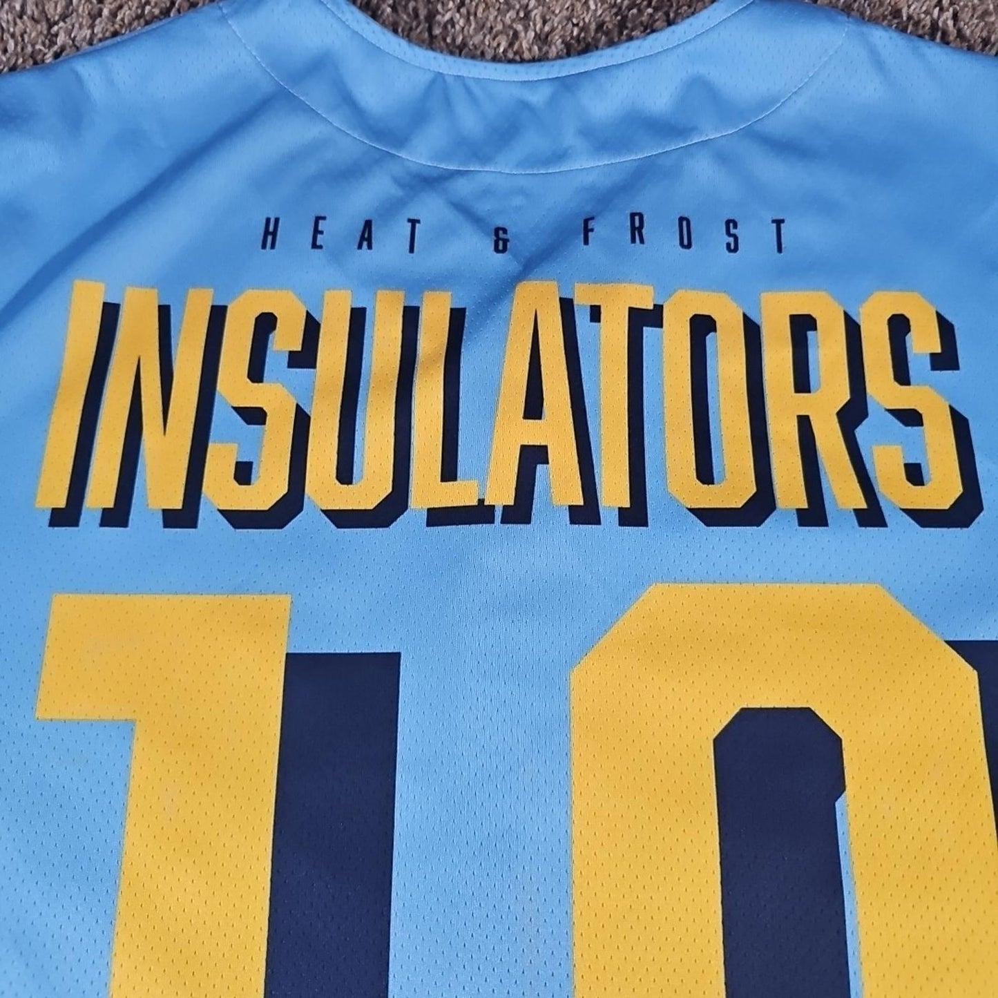 Heat & Frost Insulators Baseball Jersey L