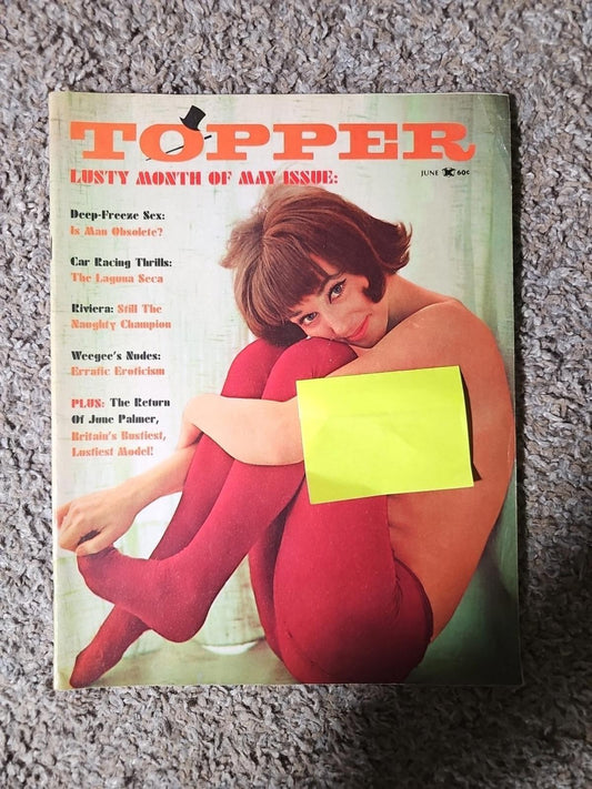 TOPPER Magazine (June 1967) JUNE PALMER Margit Stein Weegee Vintage Pinup Girlie