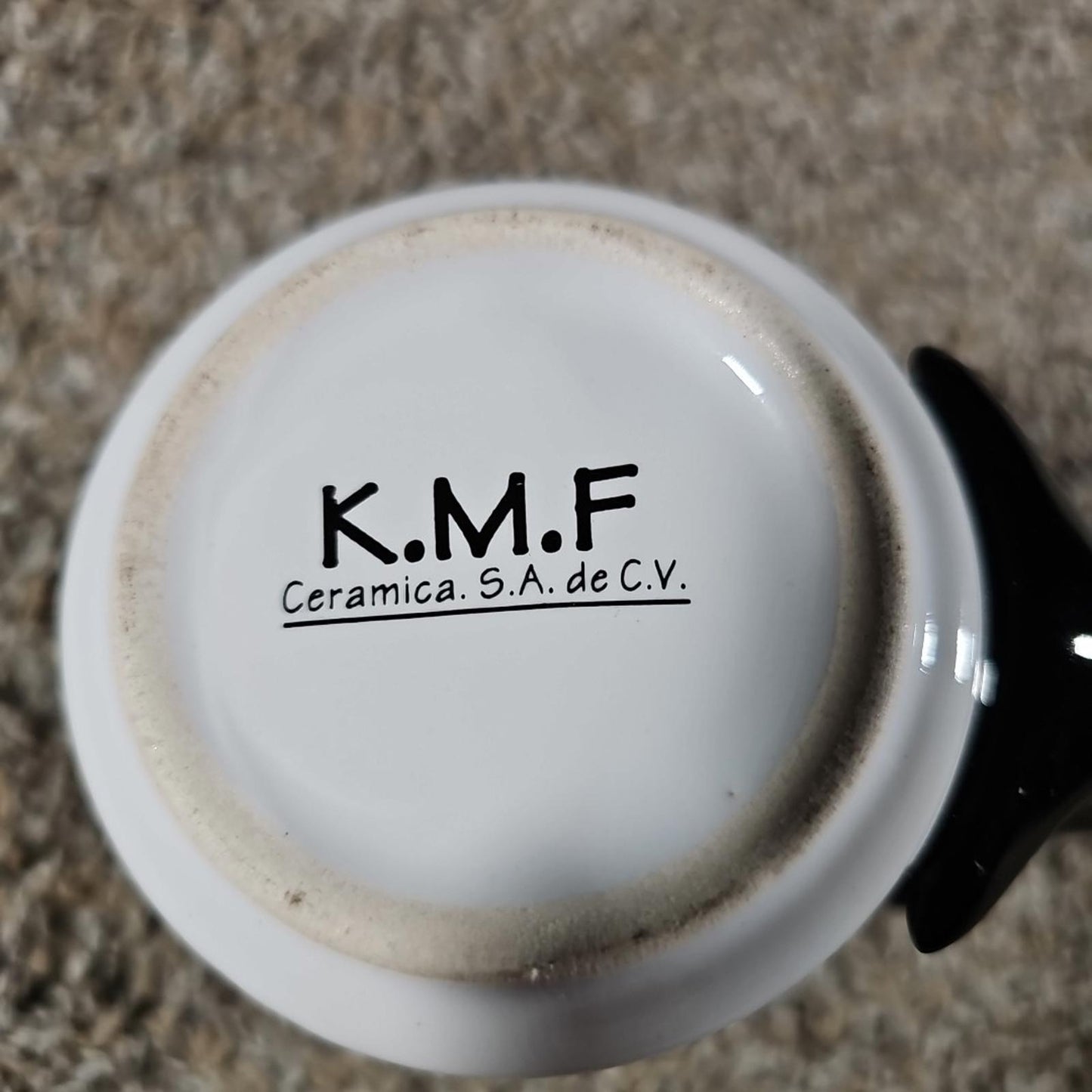 Puerto Vallarta Orca Whale Handle Coffee Mug KMF Ceramics