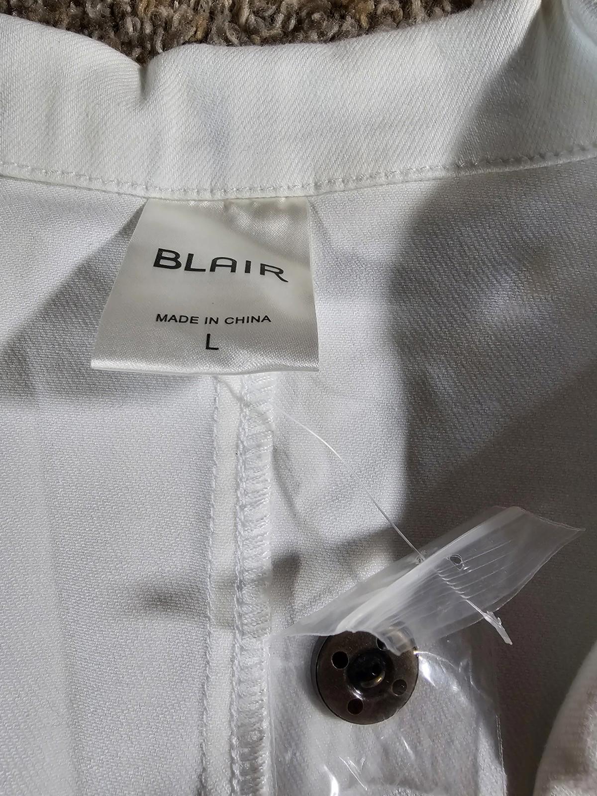 Blair Women's 3 Button Blazer White