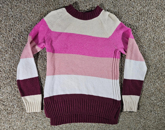 Time & Tru M 8-10 Striped Sweater