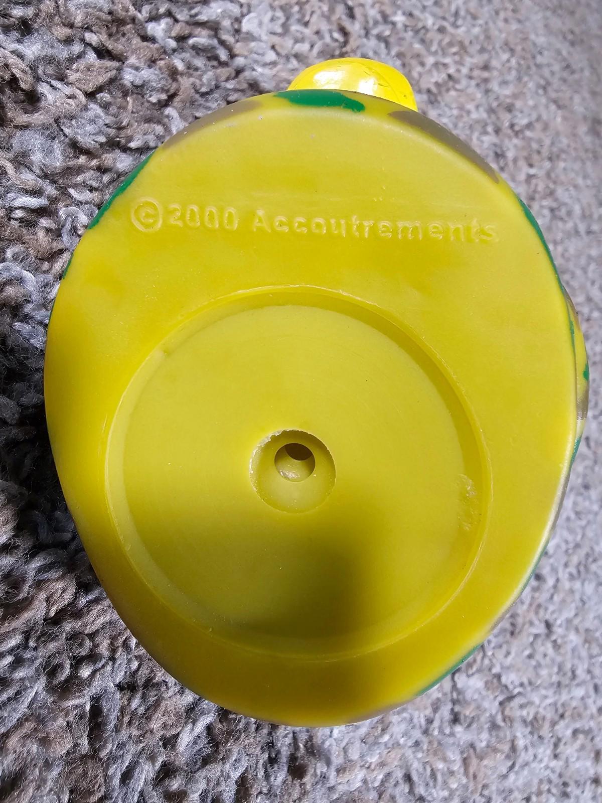 Rare 2000 Accoutrements Camo Devil Duckie Rubber Duck Bath Toy