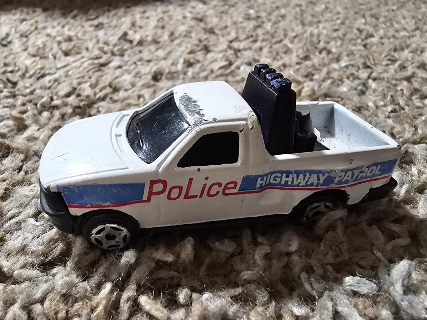 Rare Police Highway Patrol Diecast and Plastic Toy Car