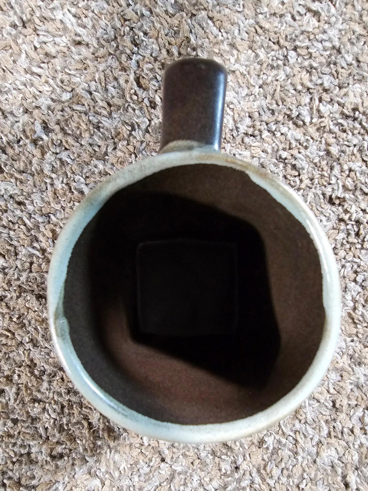 MARA LARGE MUG STONEWARE ✿ POTTERY MEXICO ✿ UNIQUE HANDMADE BUTTERFLIES