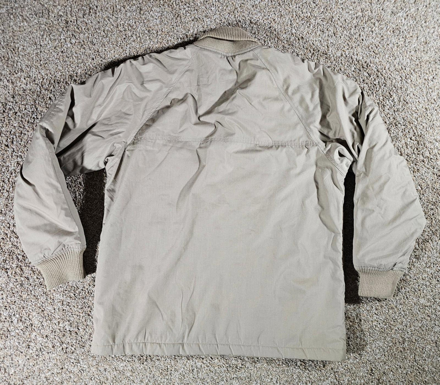Haggar Full-Zip Camden Jacket Mens Medium Faux Fur Lining